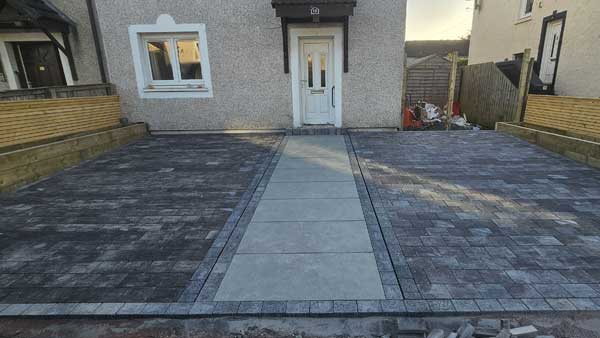 Patterned Driveway