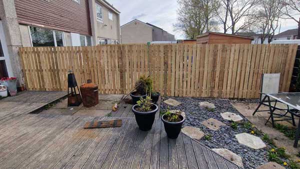 Rustic Timber Fence