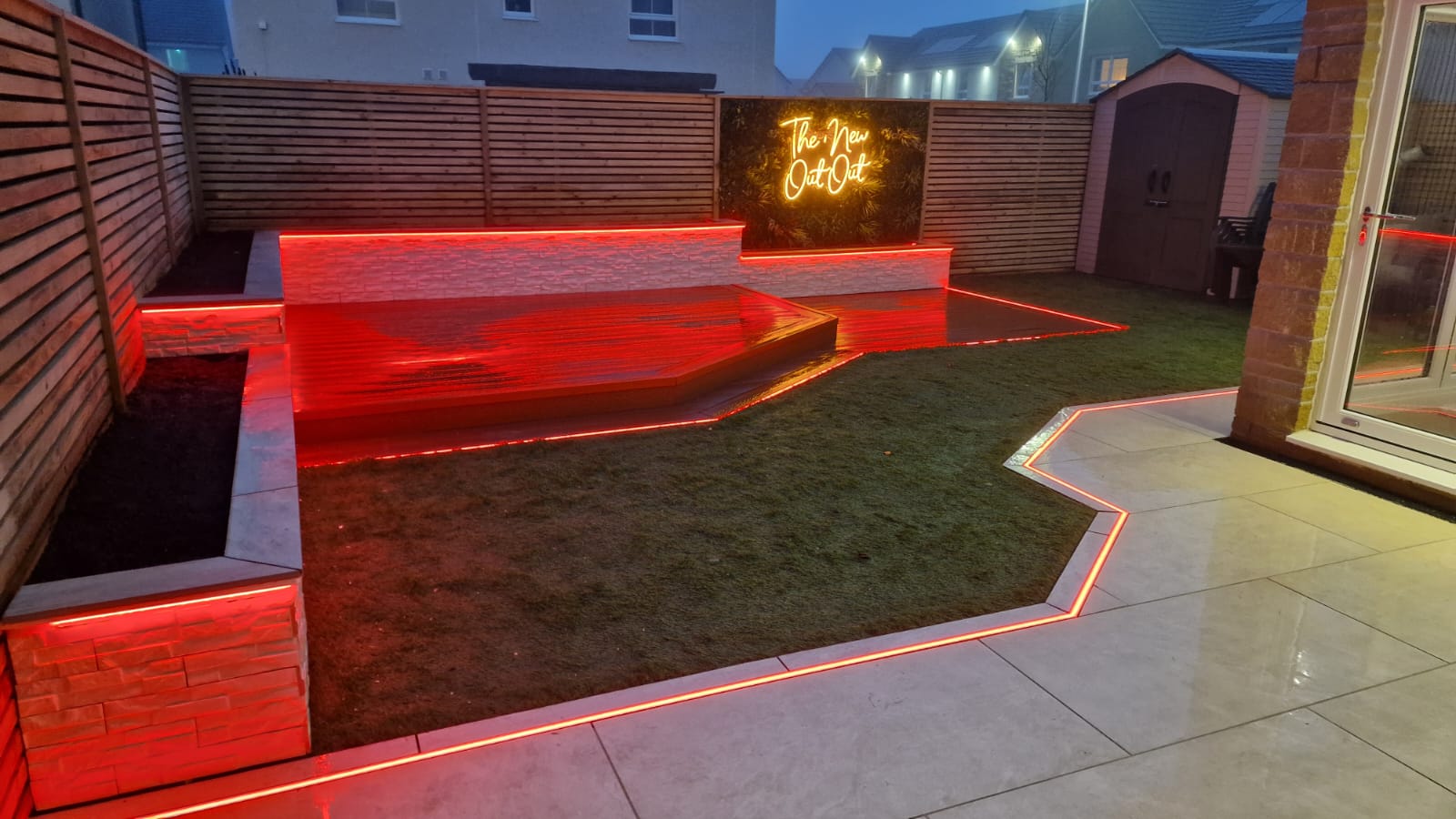 Lighting Water Feature