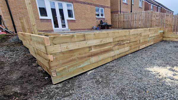 Retaining Wall Brickwork